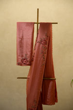 Uppada Silk Hand Embroidered Saree