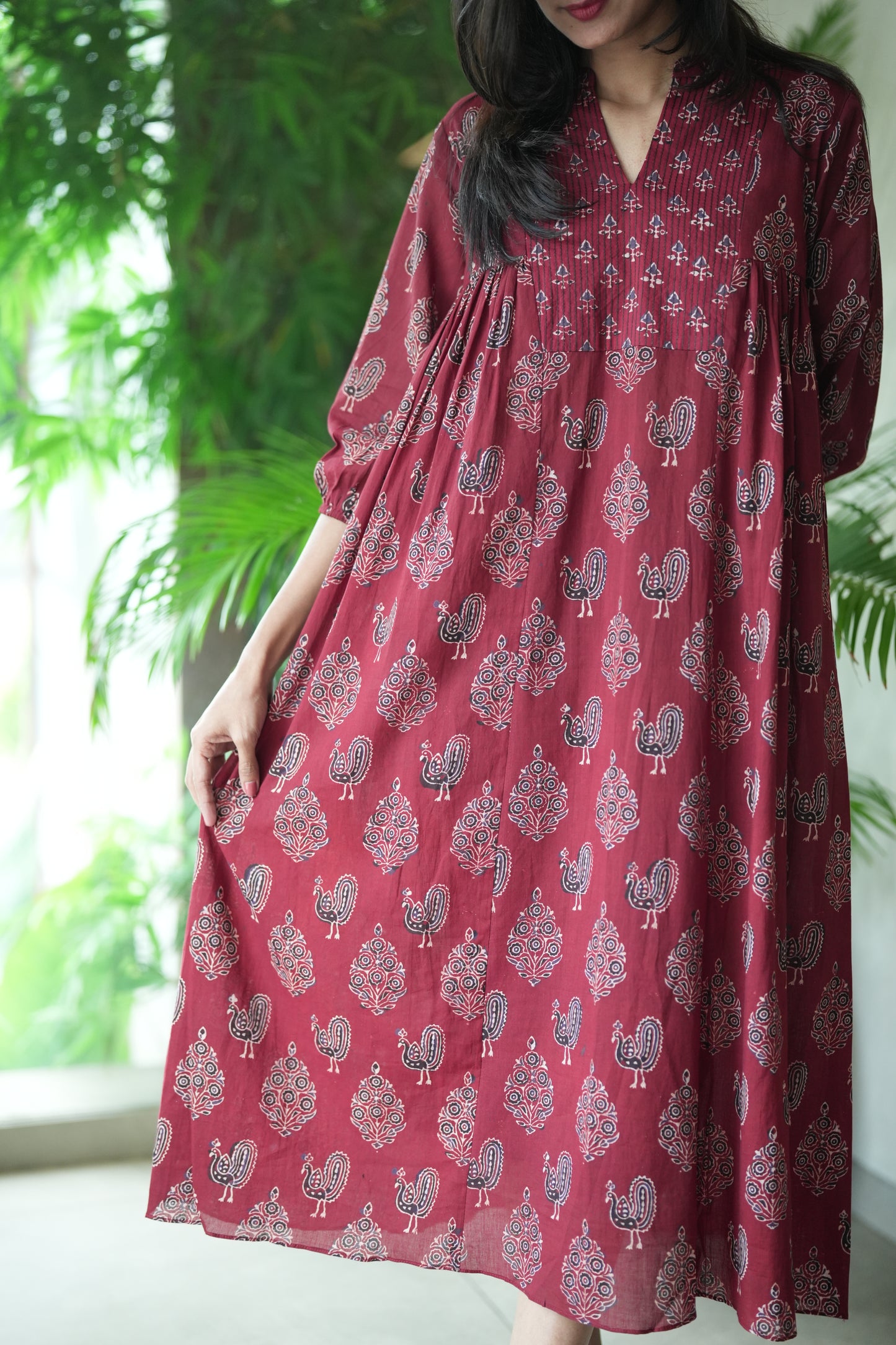 Ajrakh Print Frock