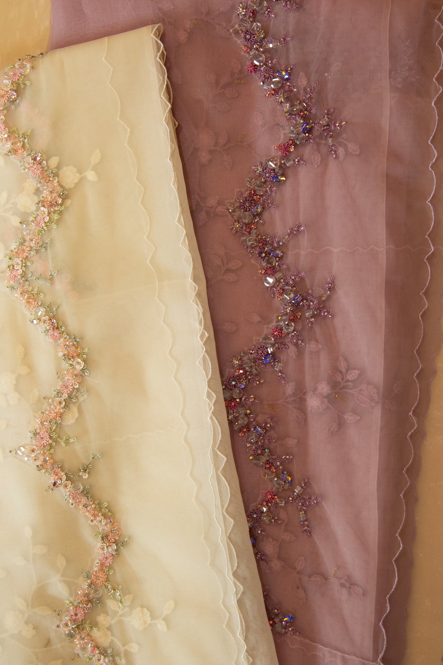 Pure Organza Embroidered Saree