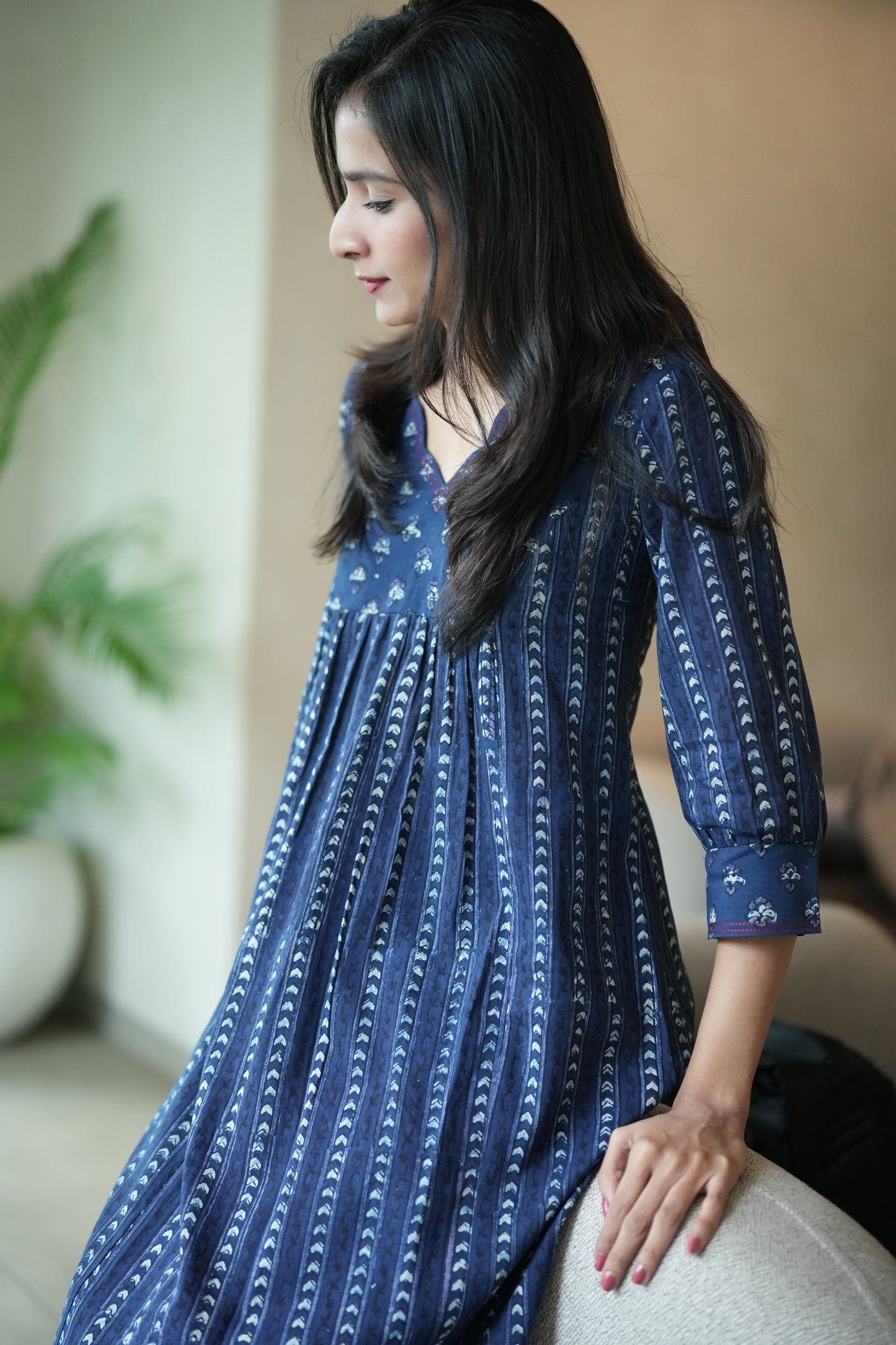 Ajrakh Printed Frock