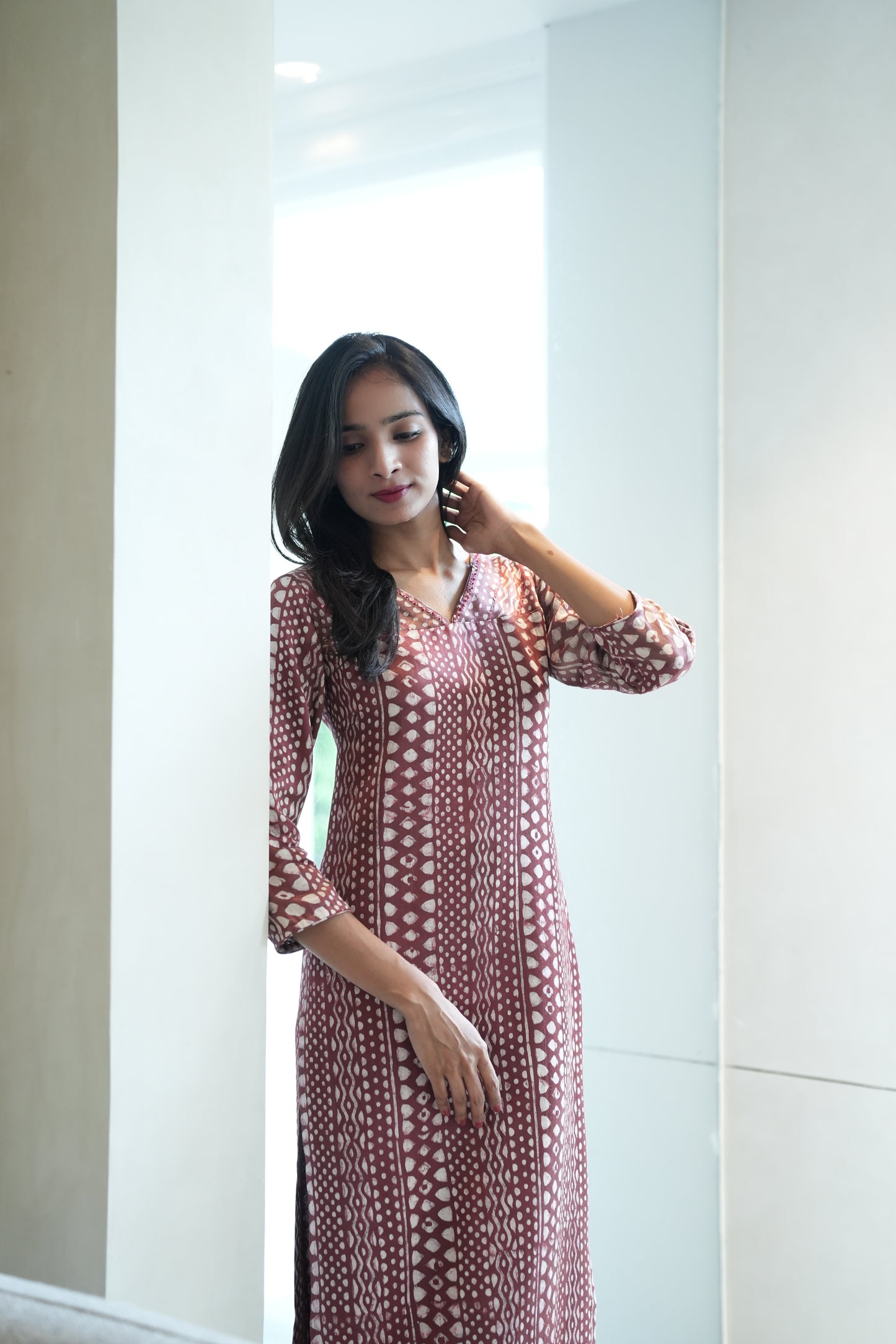 Sequin accent kurta