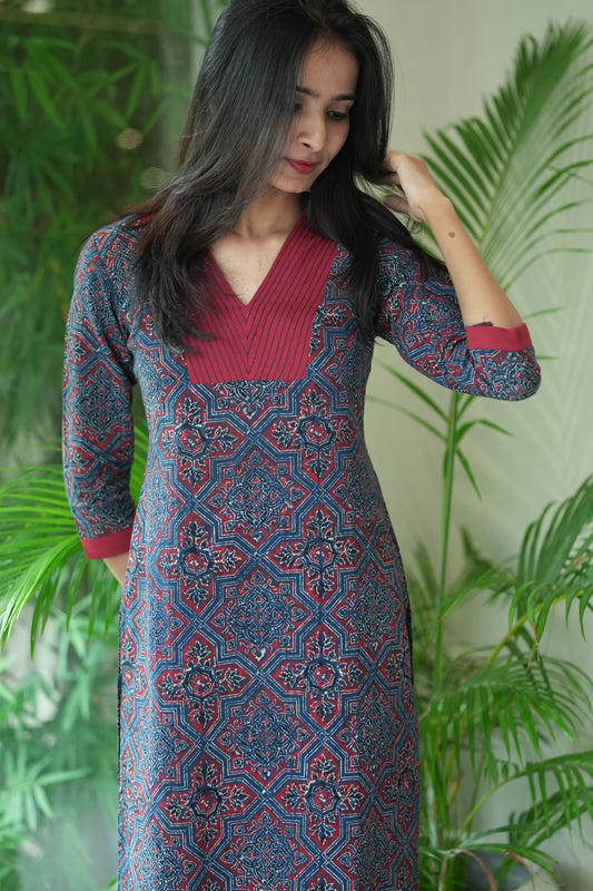 Printed Cotton Kurta