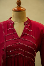 Chinnon Semi Stitched Salwar Set
