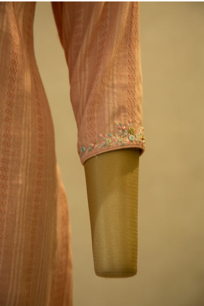 Mull Fancy Semi Stitched Salwar Set