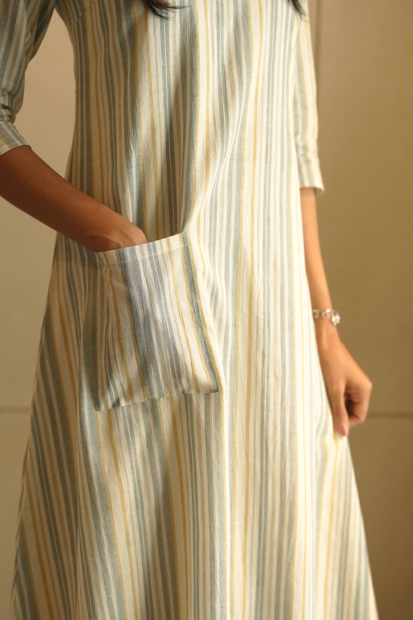 soft blue frock  Color