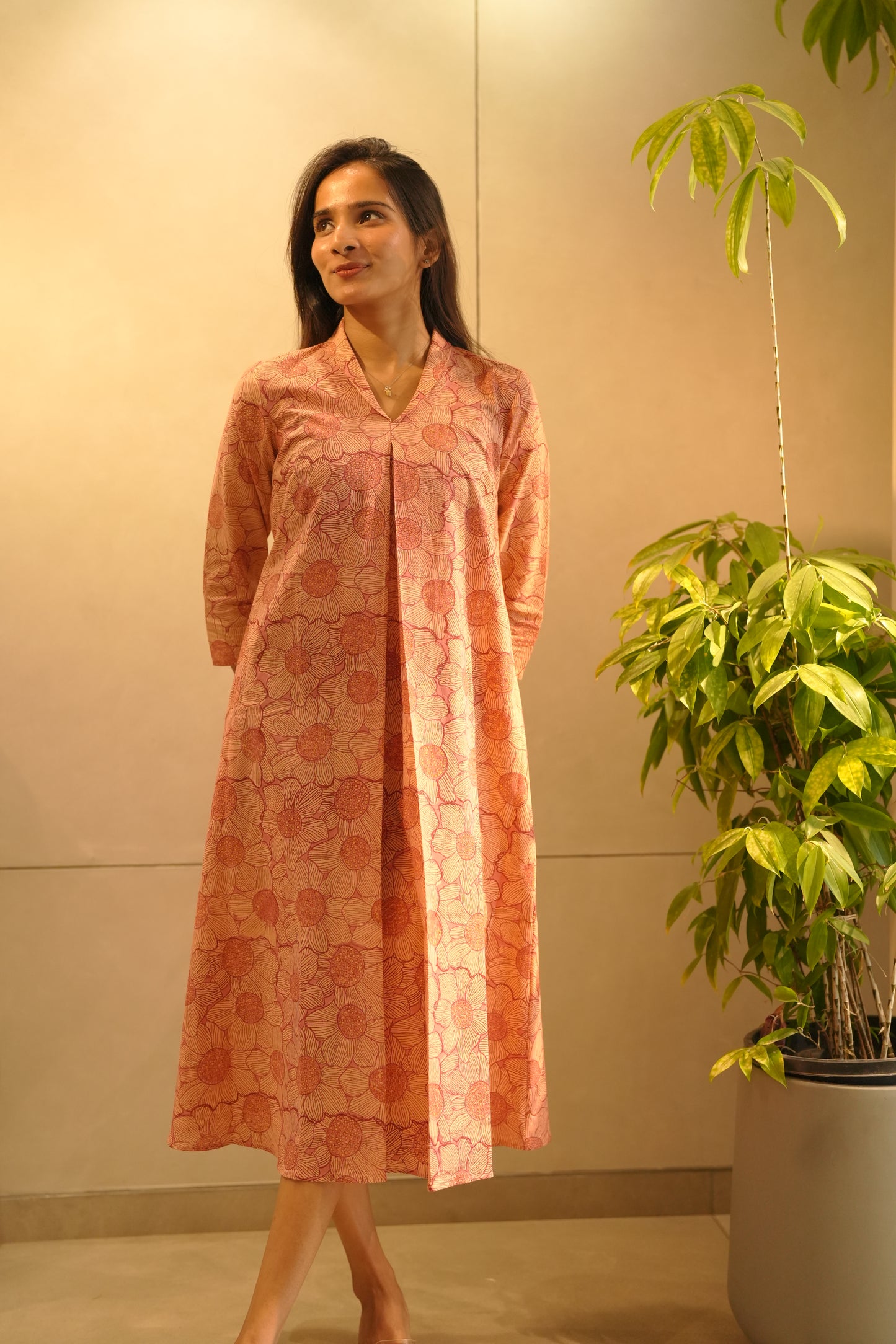 Floral Printed Frock