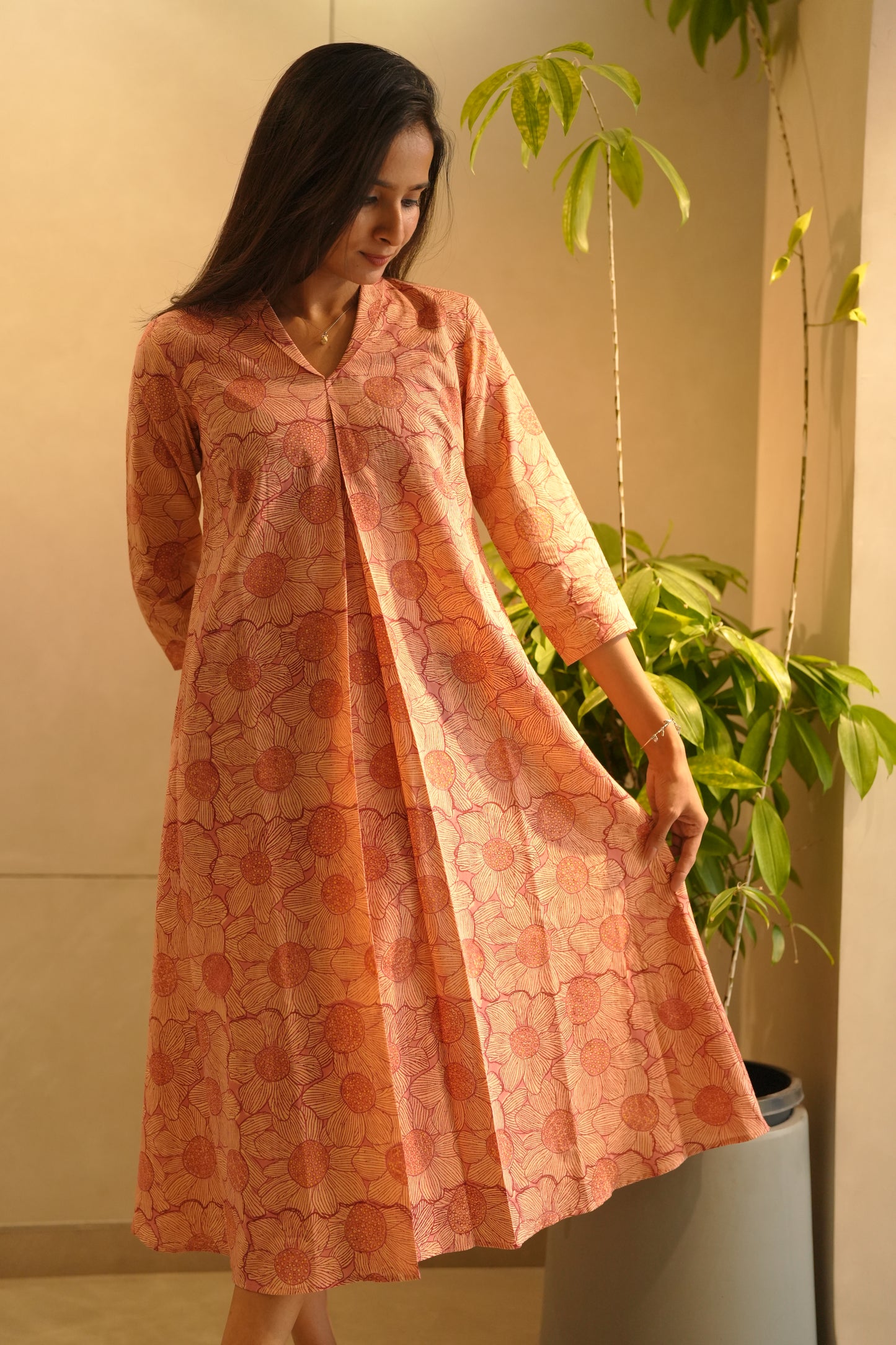 Floral Printed Frock