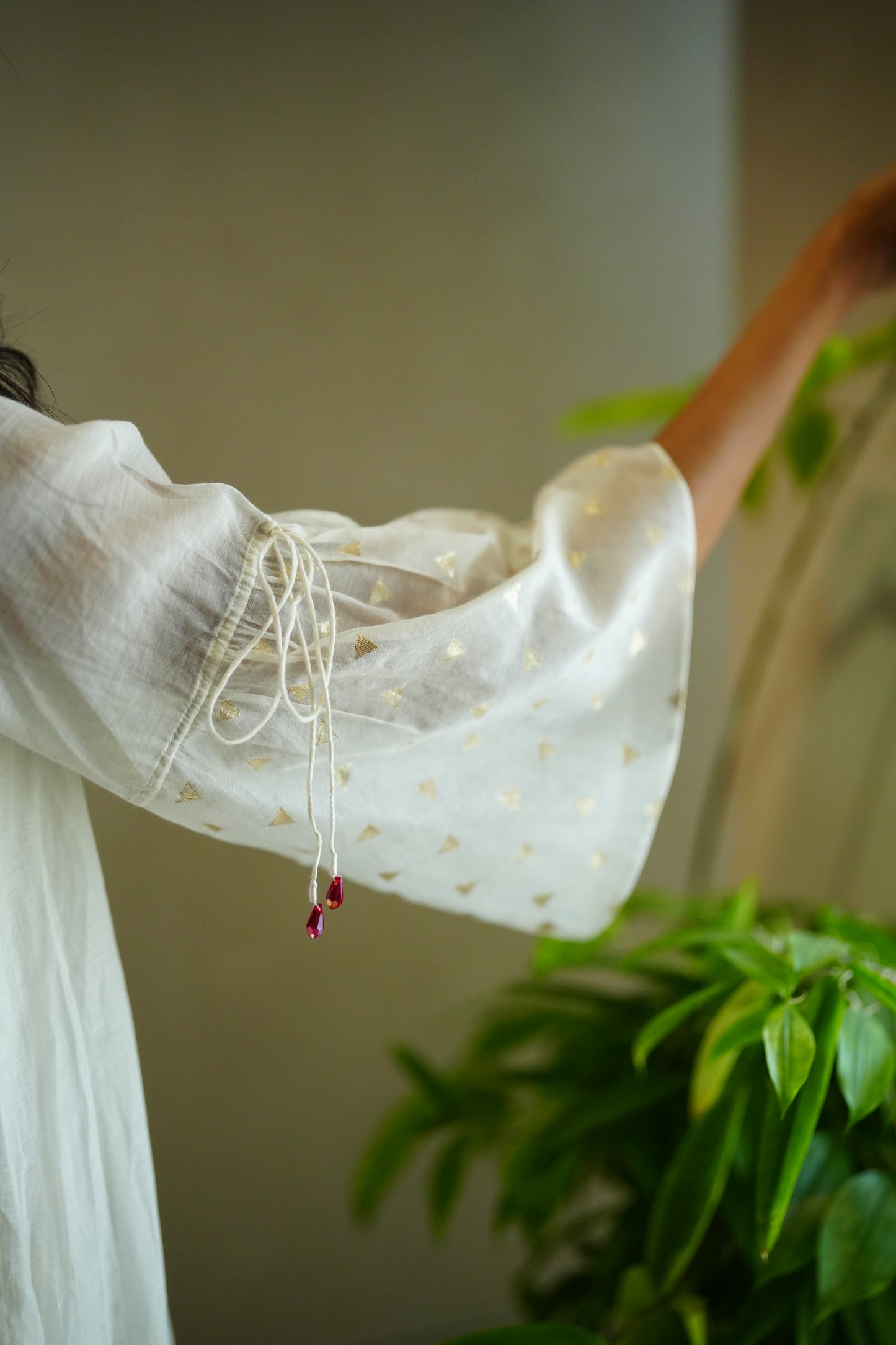 chanderi frock