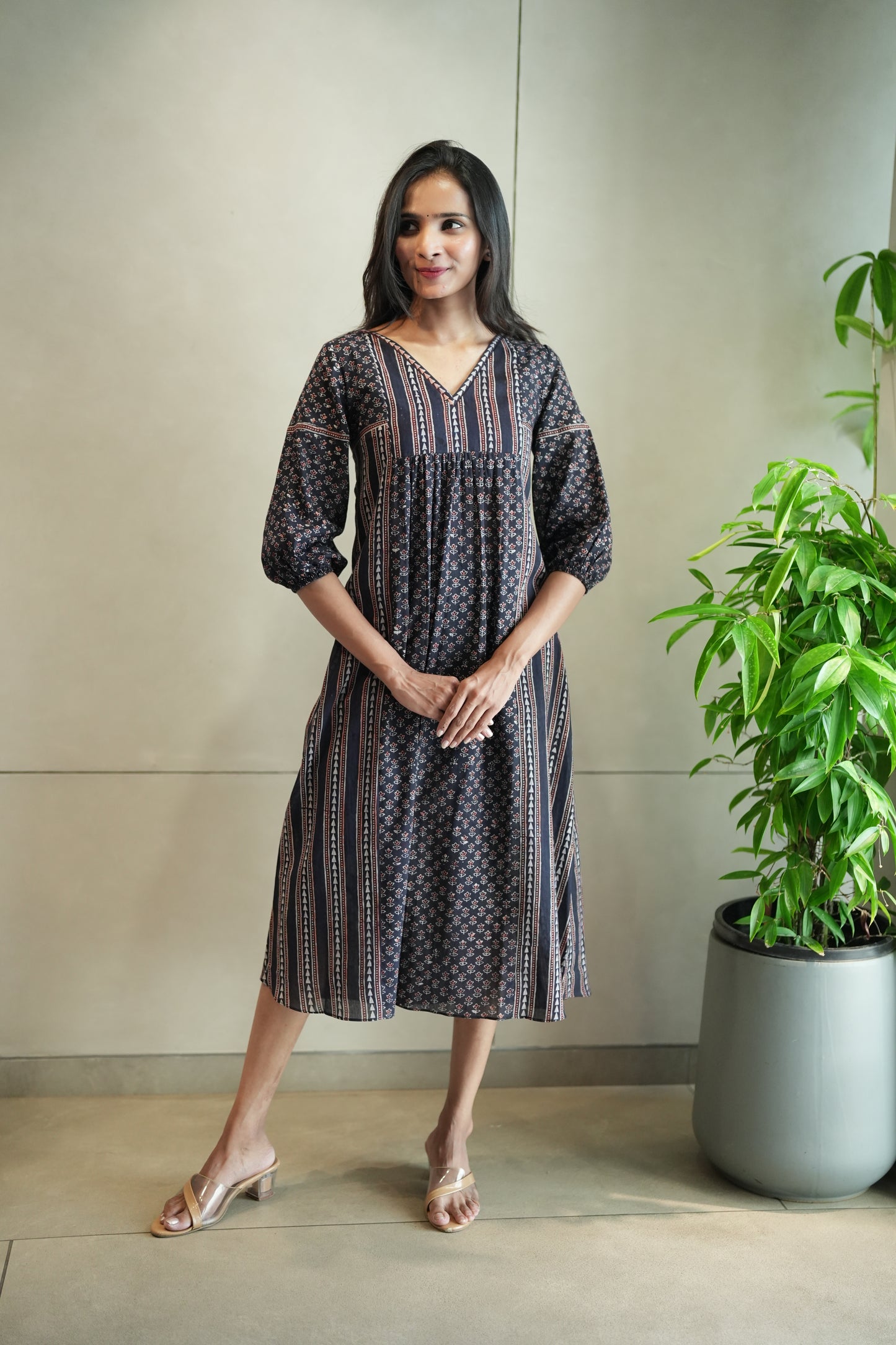 Ajrakh Printed Frock