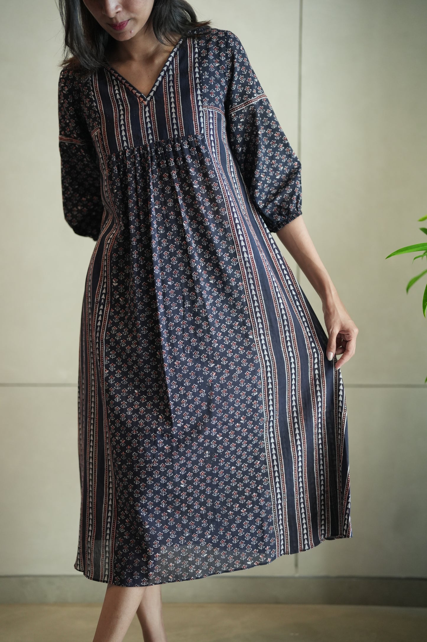 Ajrakh Printed Frock