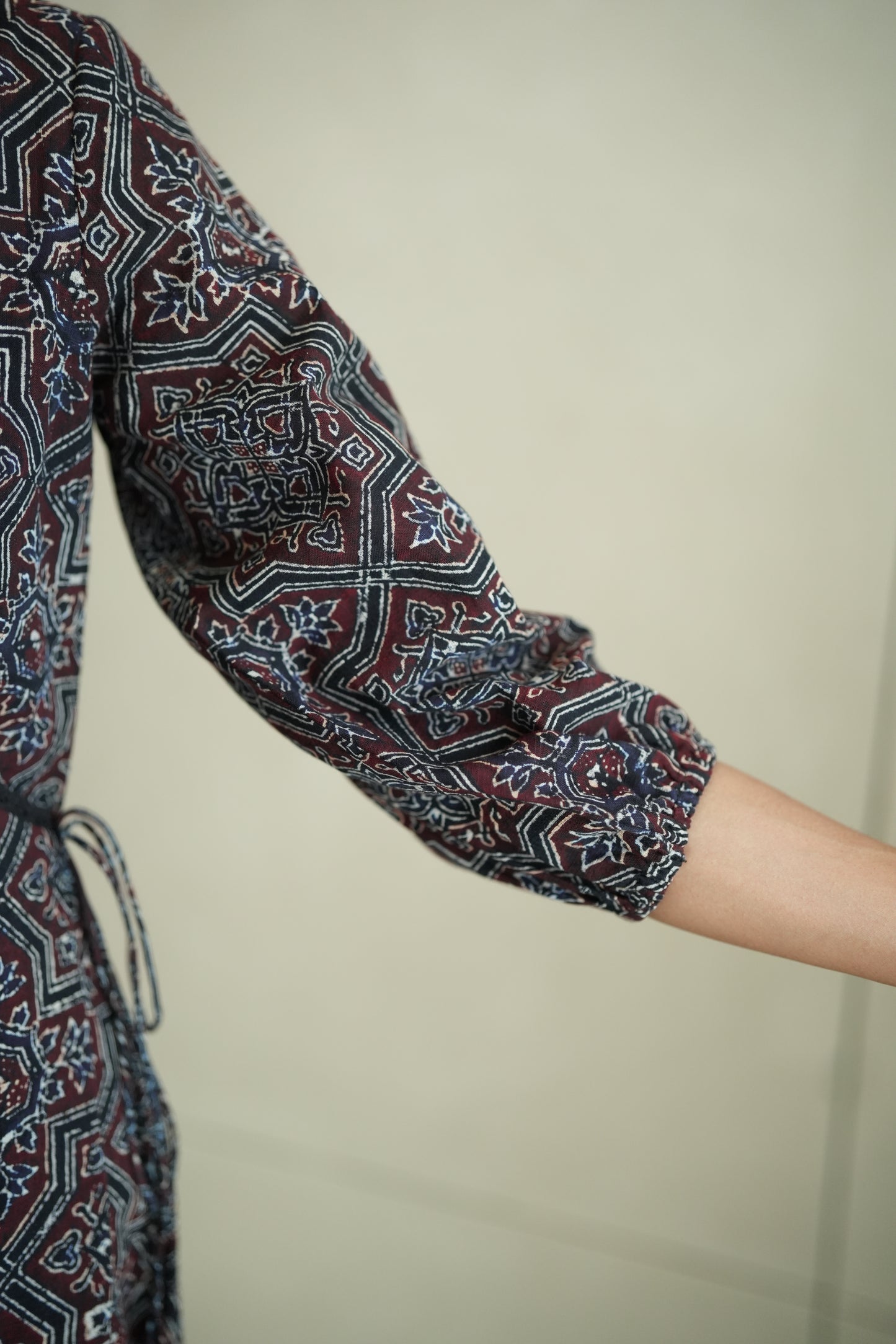 Ajrakh Wrap Dress