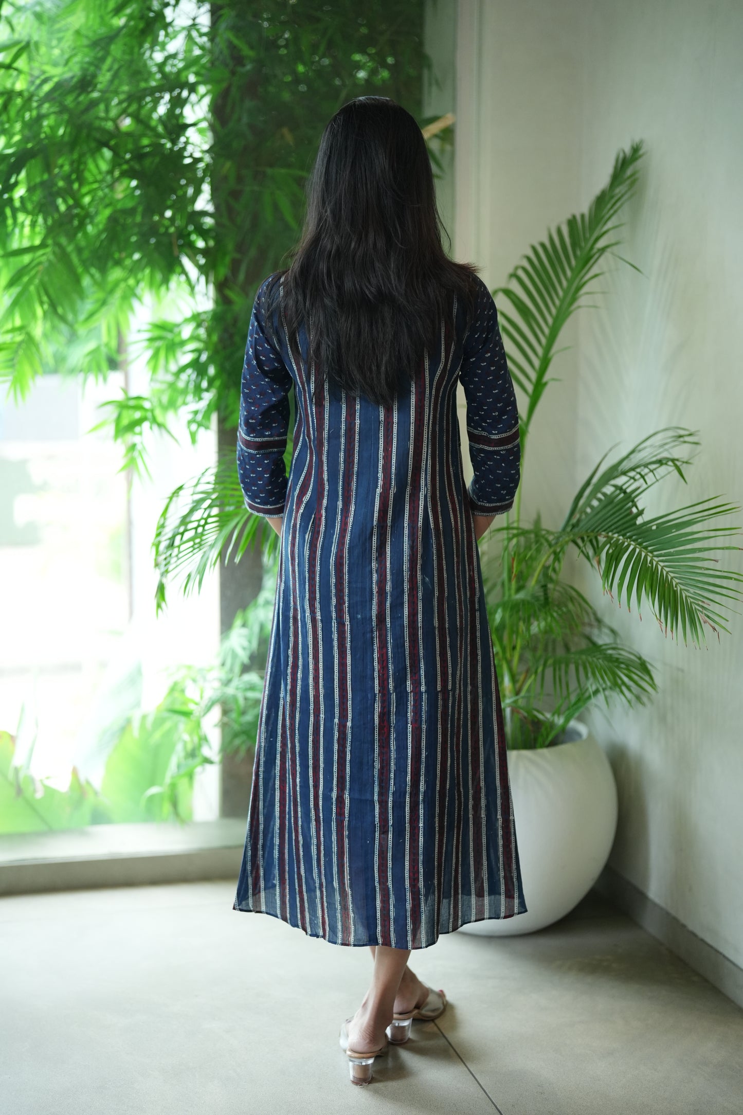 Ajrakh Mul Cotton Kurta