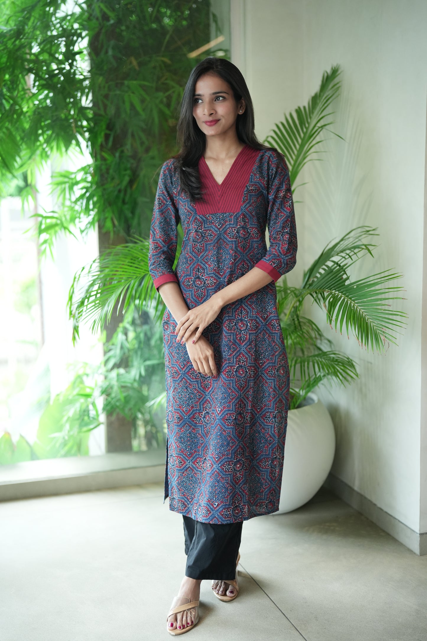Printed Cotton Kurta