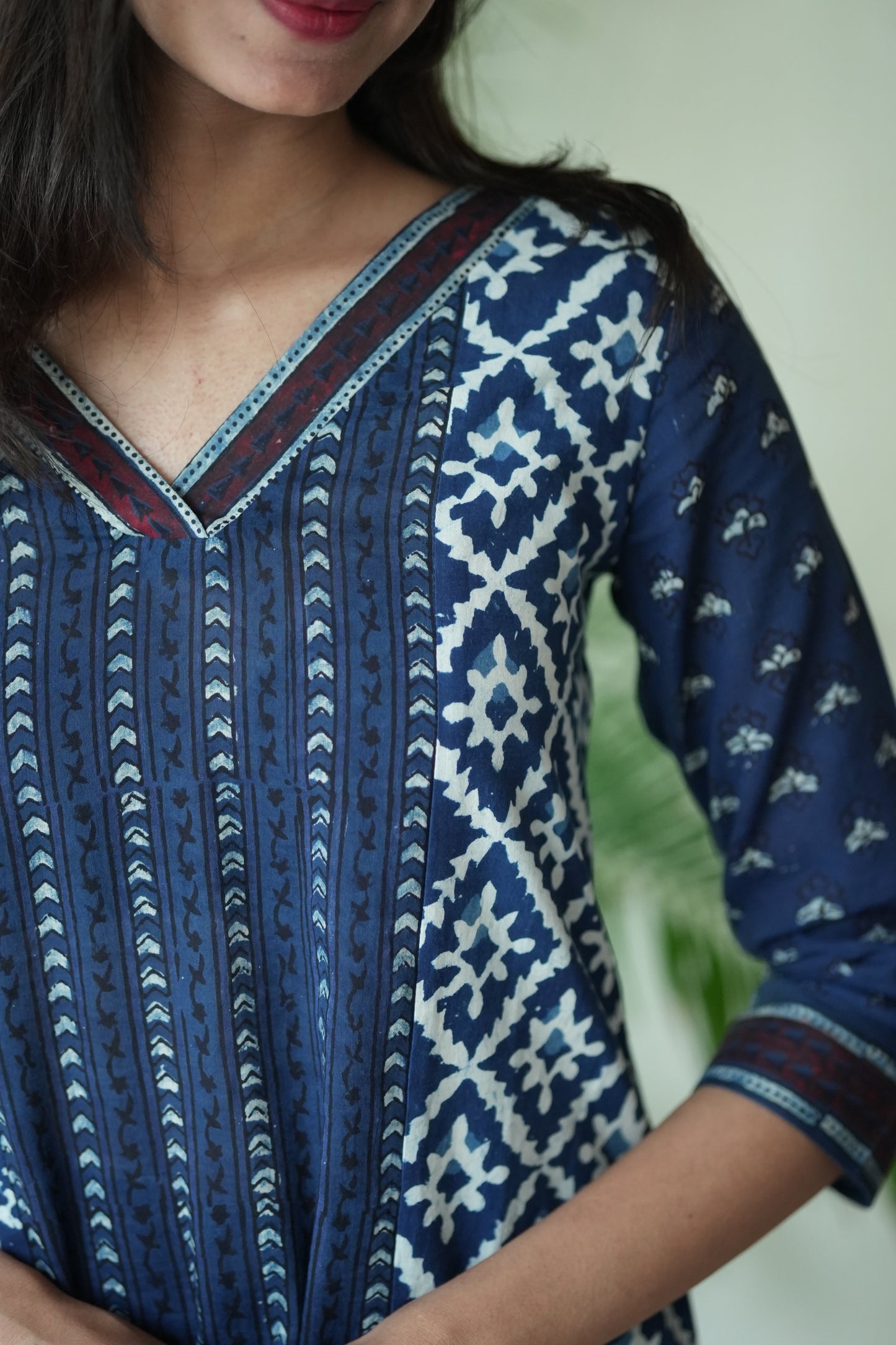 Blue Cotton Kurta