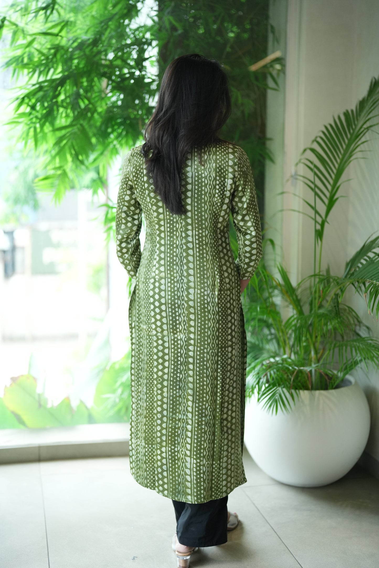Overlap yoke Kurta