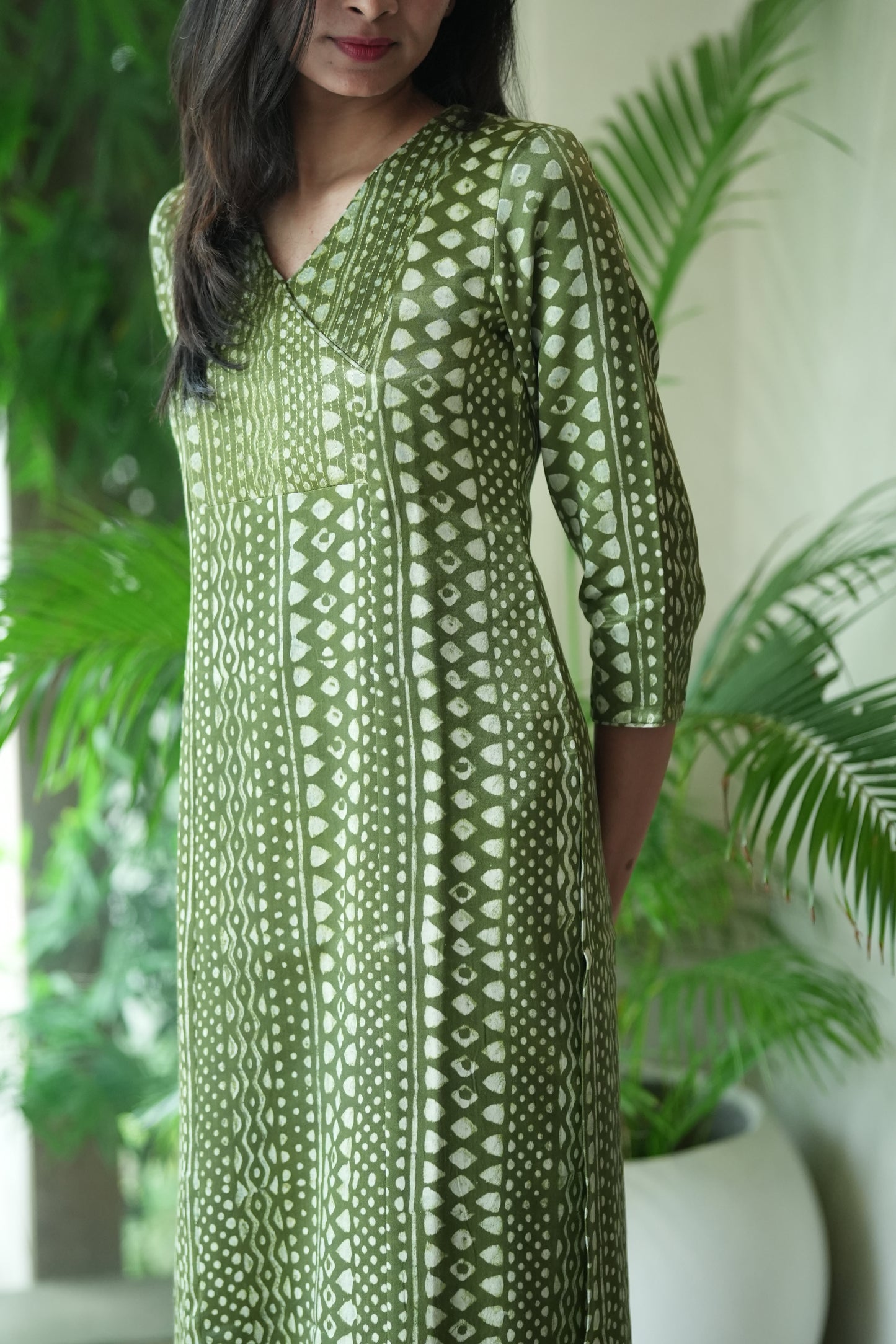 Overlap yoke Kurta