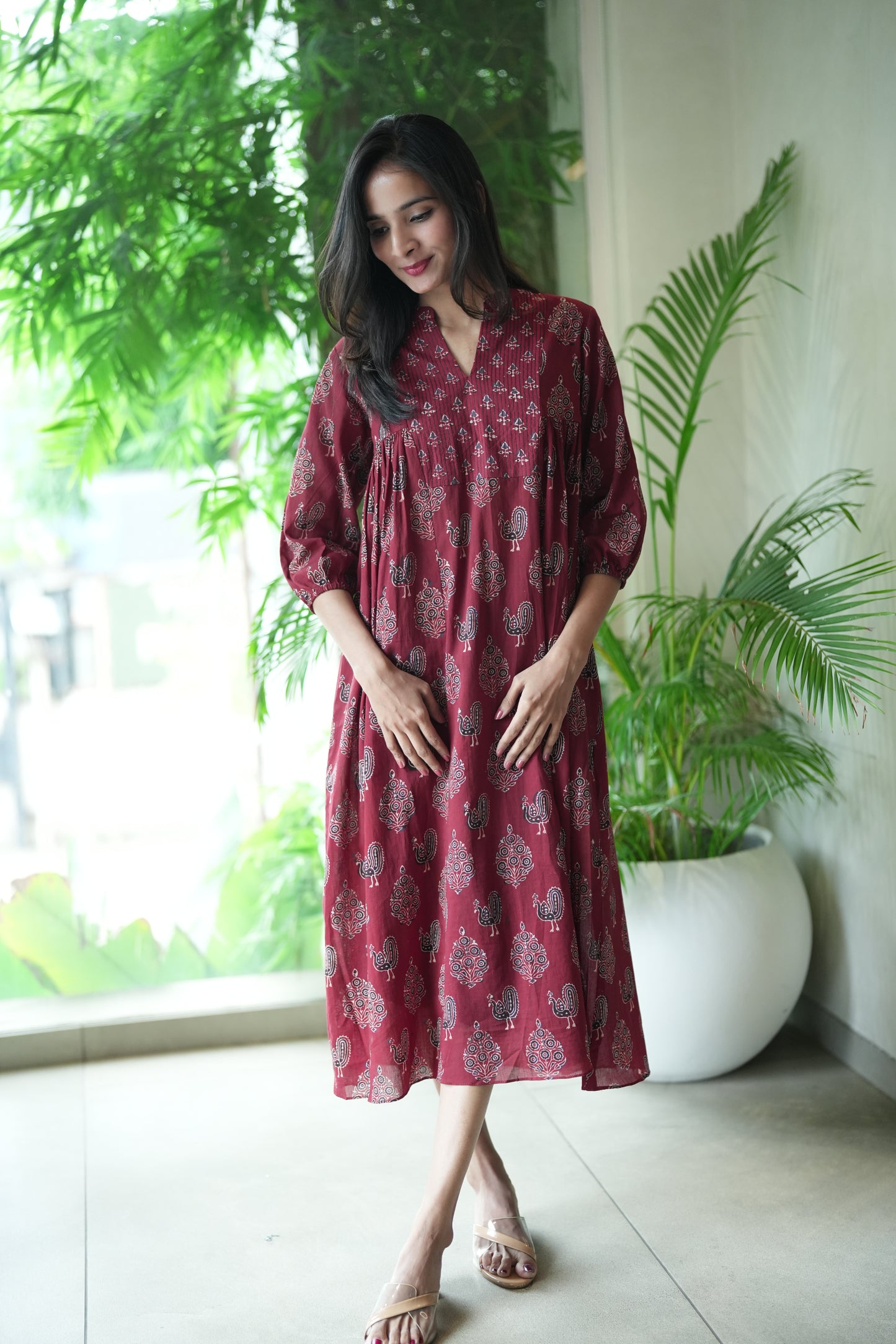 Ajrakh Print Frock