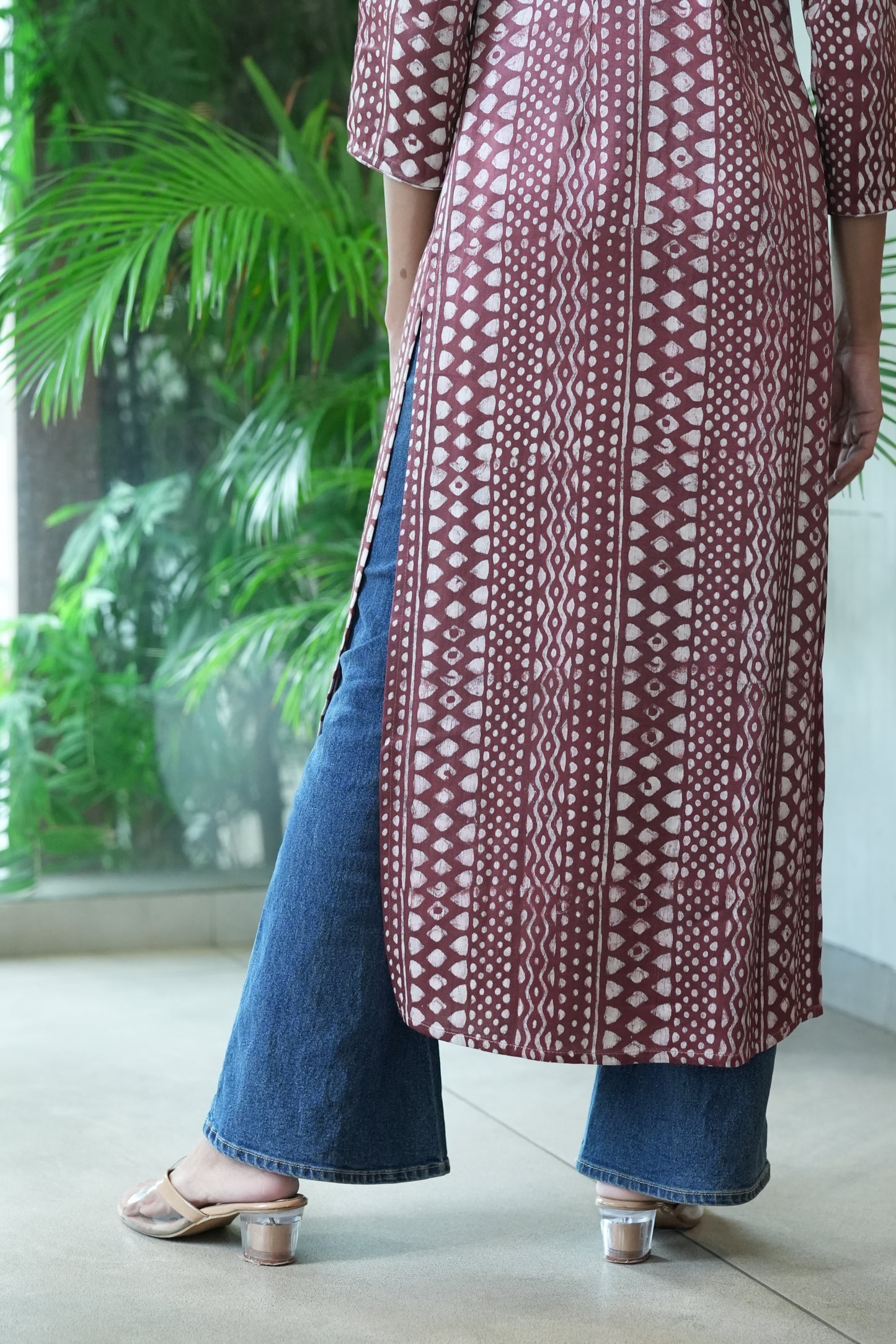 Sequin accent kurta