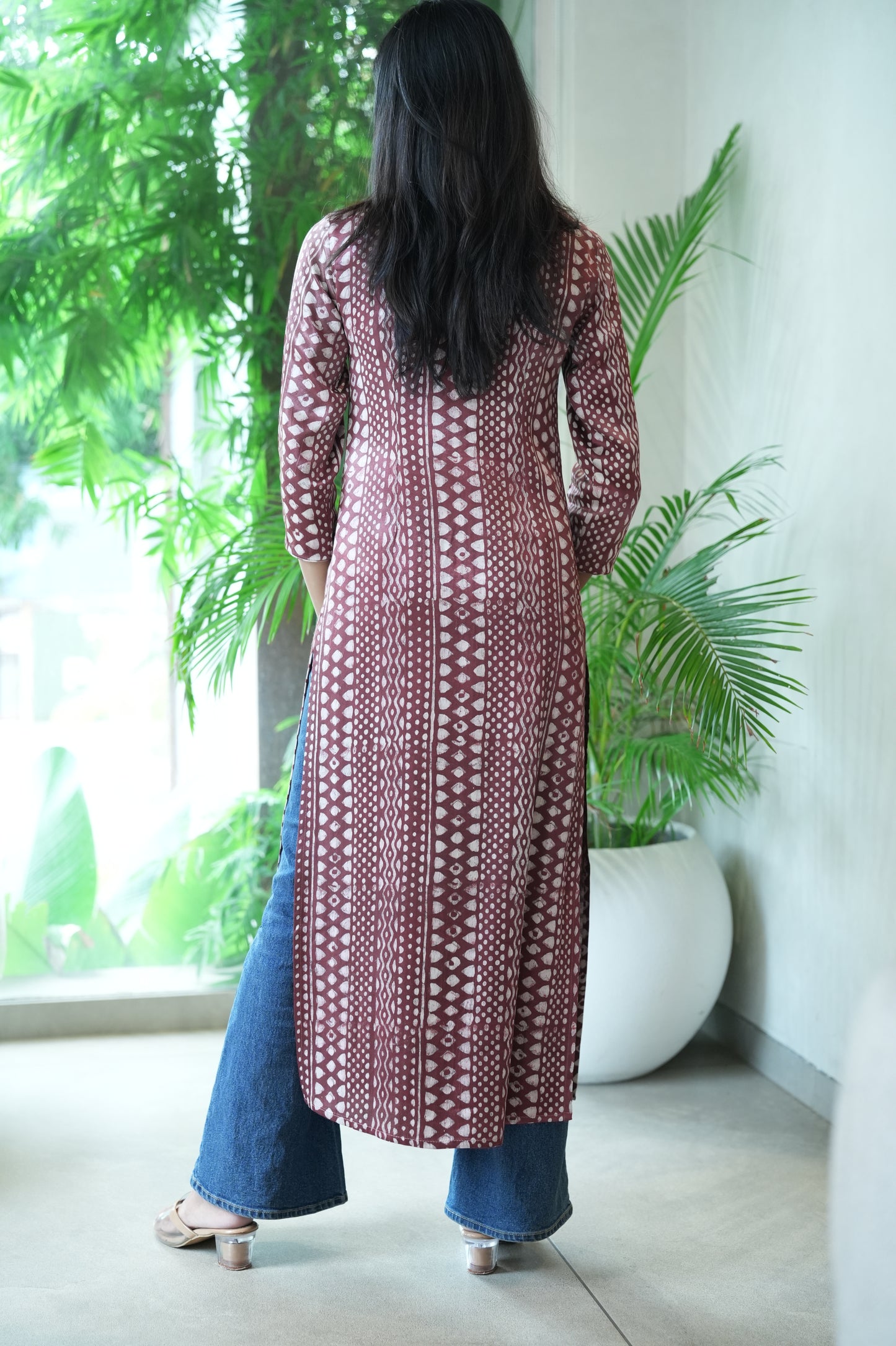 Sequin accent kurta