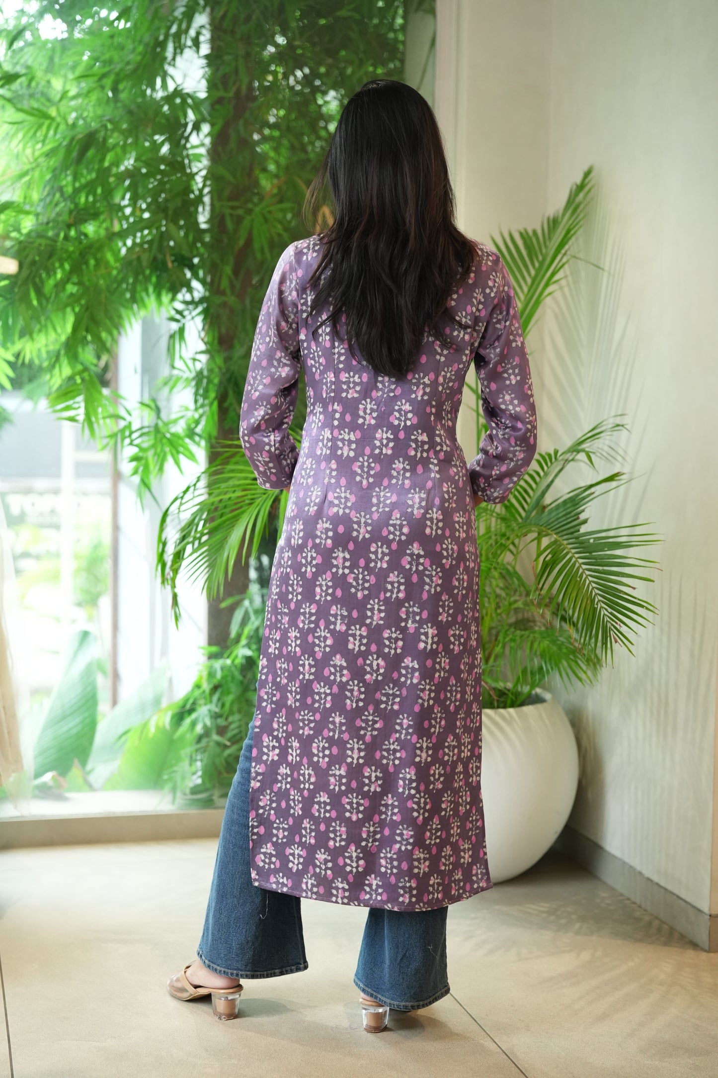 Overlap yoke kurta