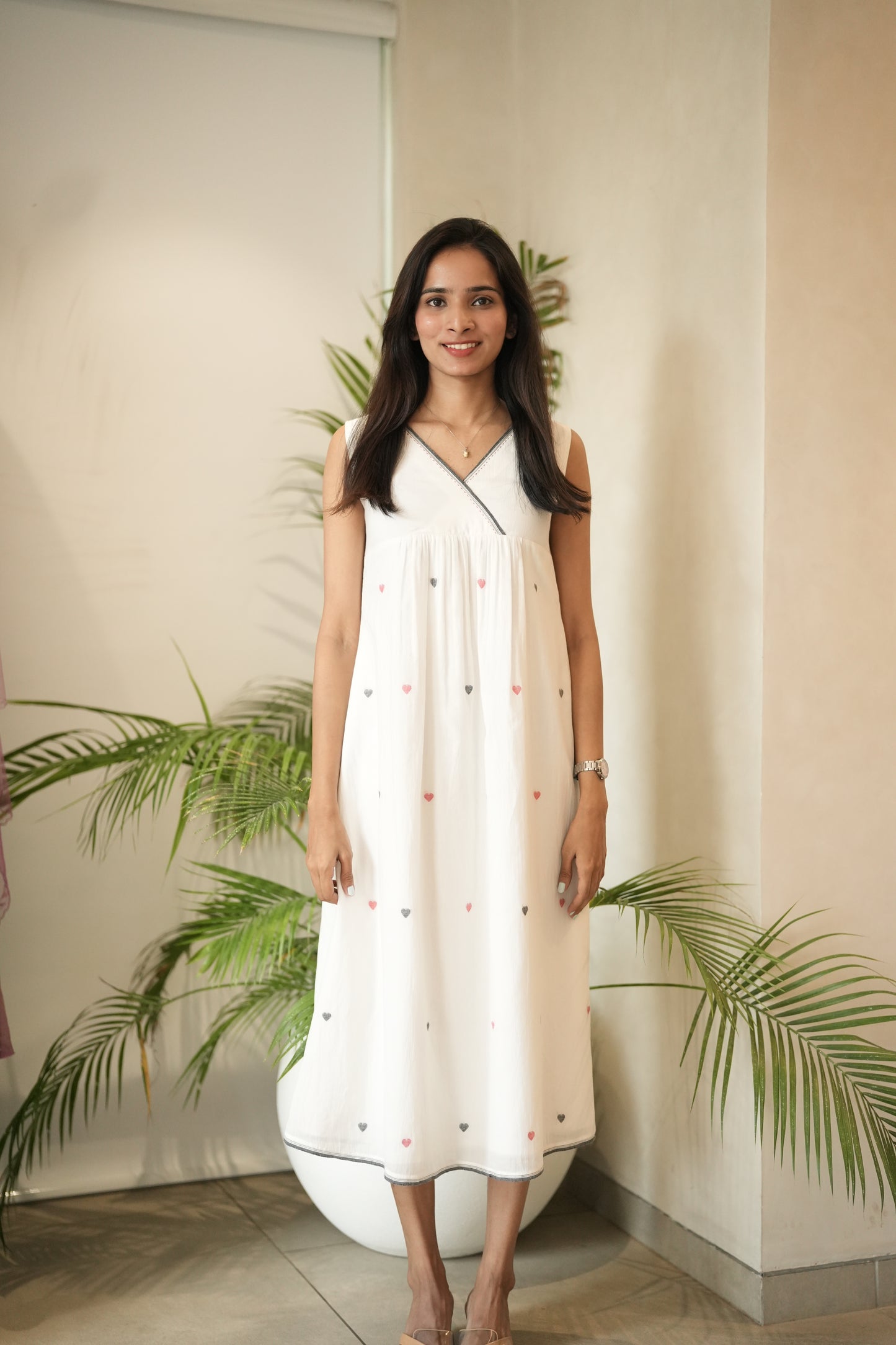 Offwhite Handloom Frock