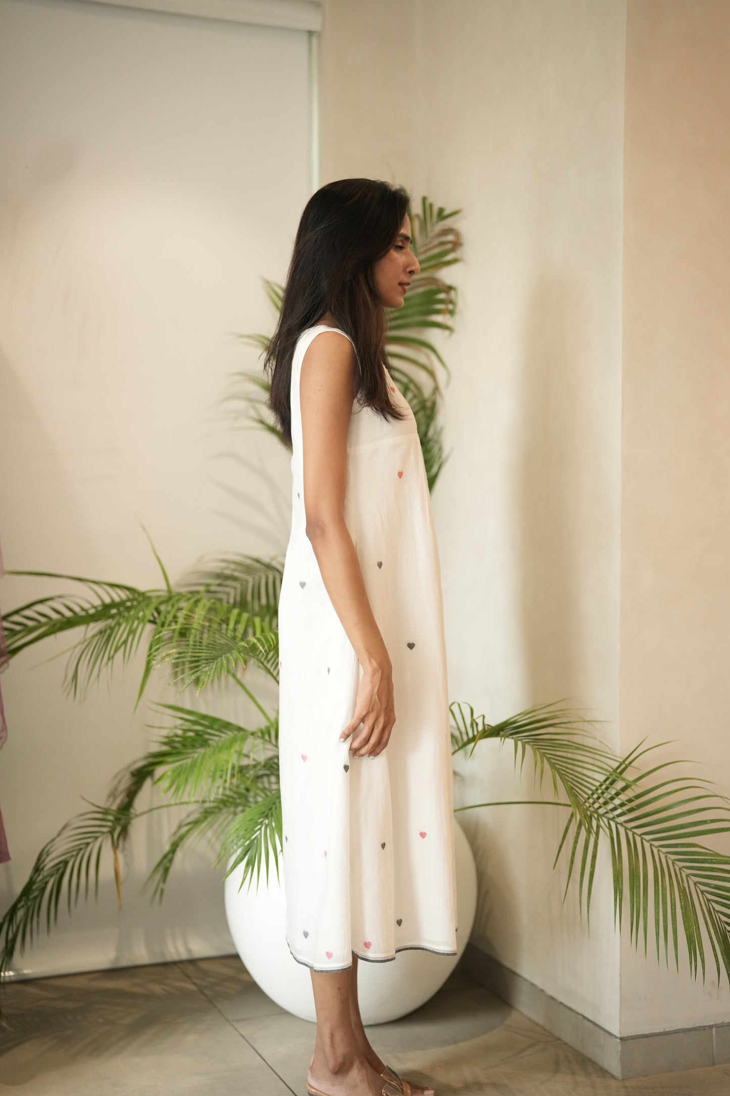 Offwhite Handloom Frock