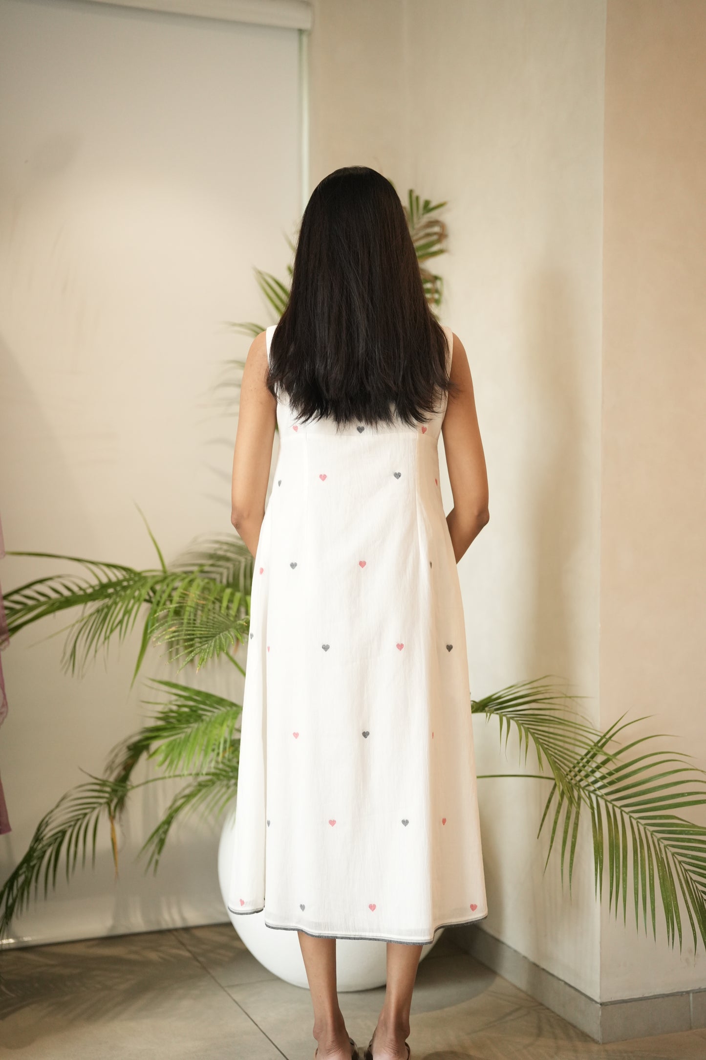 Offwhite Handloom Frock