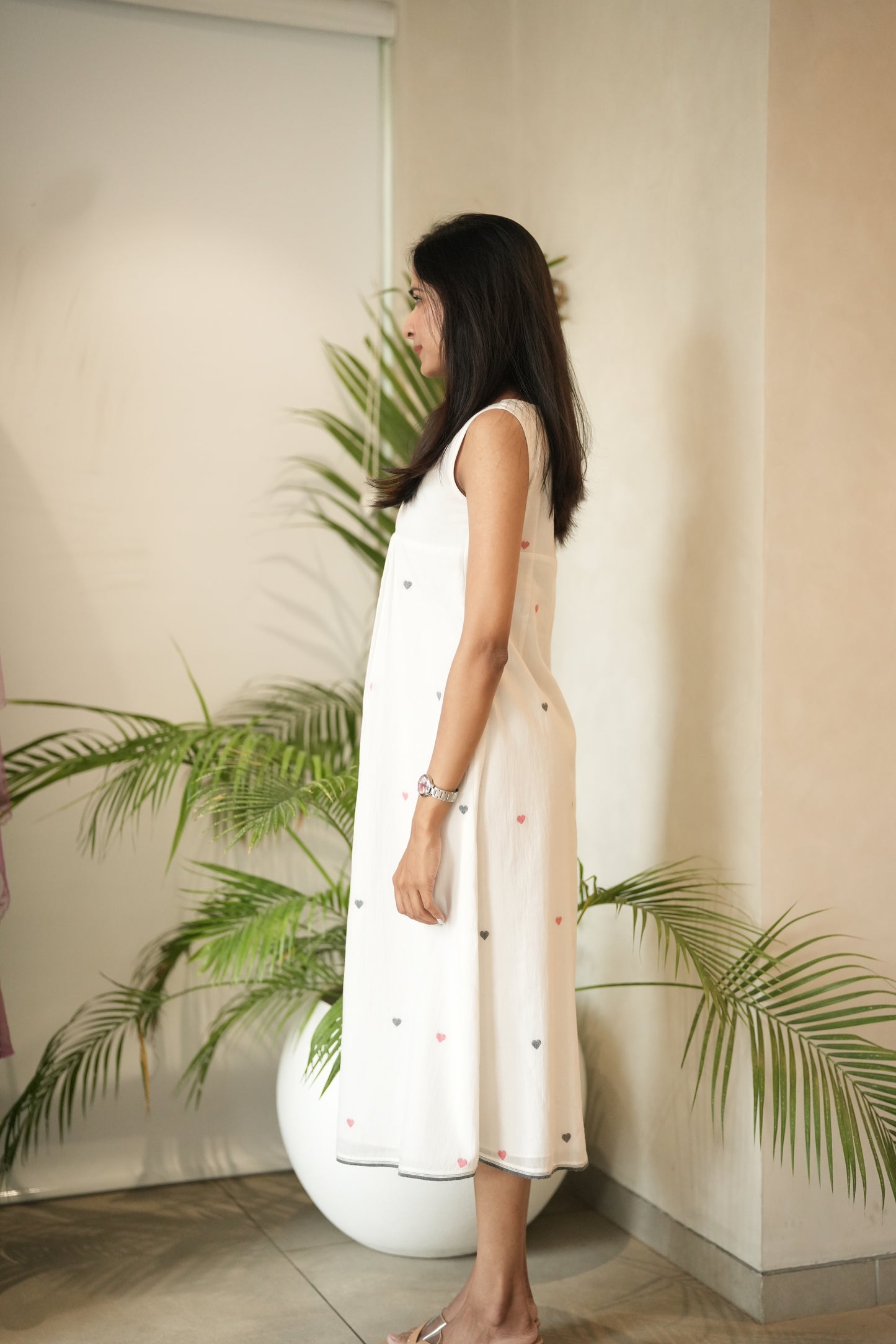 Offwhite Handloom Frock